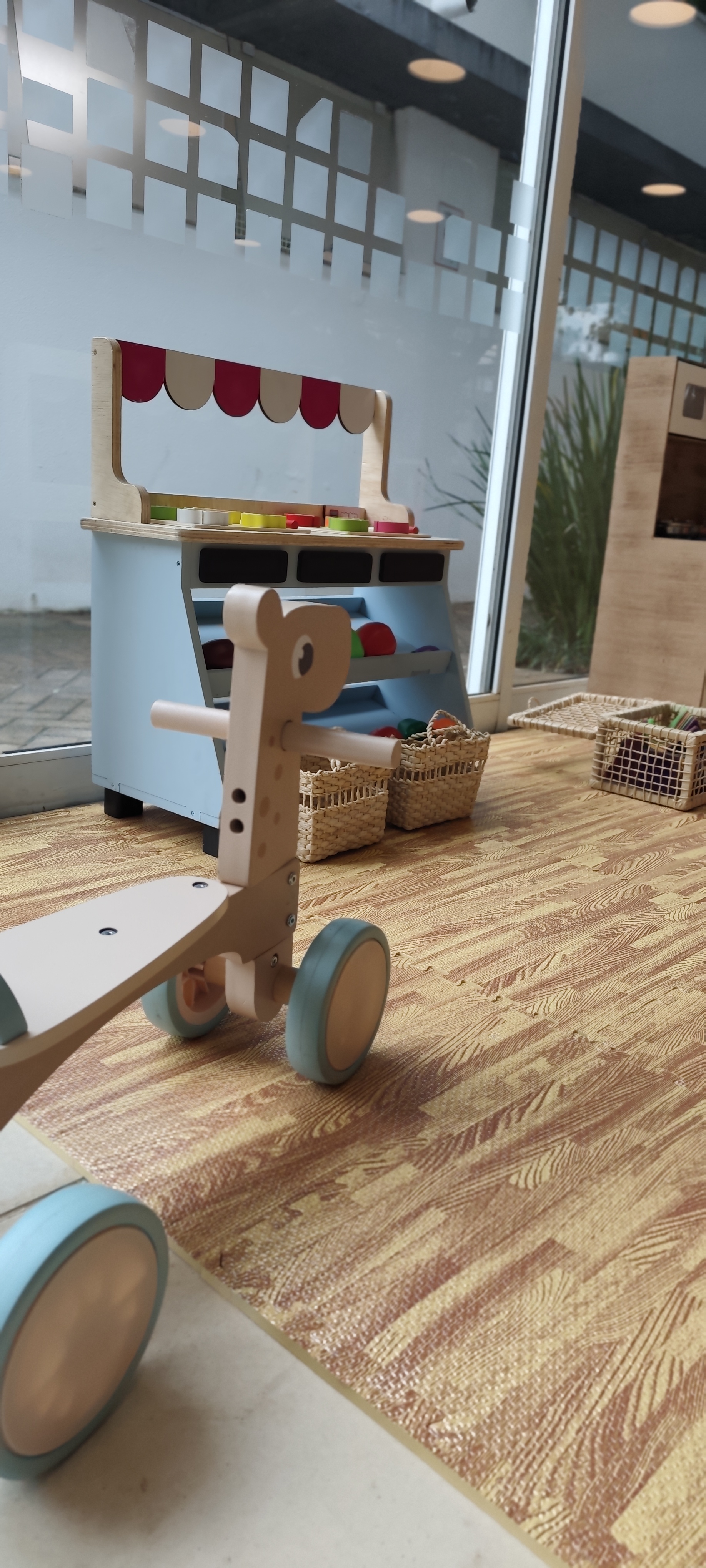 Brinquedos lúdicos organizados